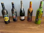 4 x Ed Hardy wijnnen en 1 x vintage Moët Chandon, Verzamelen, Wijnen, Ophalen, Overige gebieden, Nieuw, Champagne