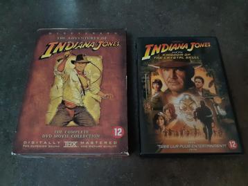 Indiana jones box + film crystal skull / 5 dvd serie beschikbaar voor biedingen