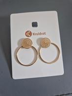 NIEUW! Goudkleurige oorbellen | Ronde oorbellen, Nieuw, Ophalen of Verzenden, Knopjes of Stekers, Goud