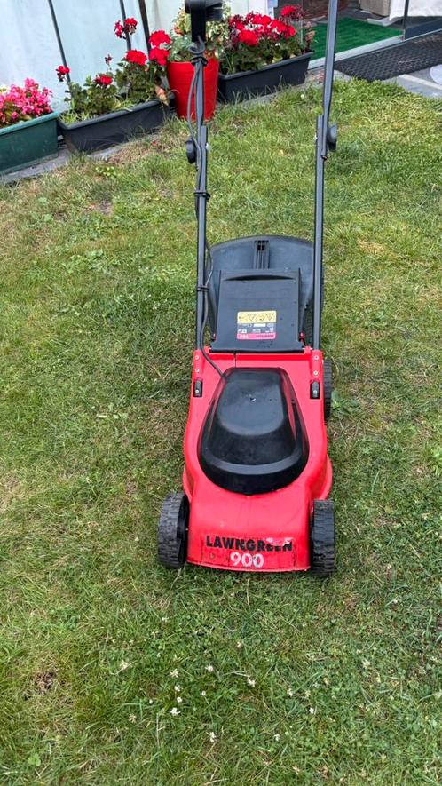 Grasmaaier, Tuin en Terras, Grasmaaiers, Zo goed als nieuw, Elektrische grasmaaier, 40 t/m 49 cm, Cirkelmaaier, Opvangbak, Ophalen of Verzenden