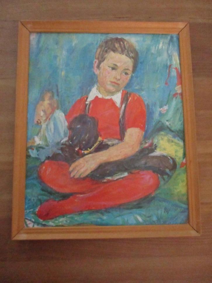 Reproductie - Magda Bittner-Simmet, Tatjana S. (ingelijst), Huis en Inrichting, Woonaccessoires | Schilderijen, Tekeningen en Foto's