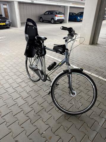 Gazelle Herenfiets met Kinderzitje beschikbaar voor biedingen
