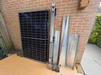 Set 2 zonnepanelen 345Wp (690Wp) en frame Solarstell Blubase, Doe-het-zelf en Verbouw, Elektra en Kabels, Ophalen, Zo goed als nieuw