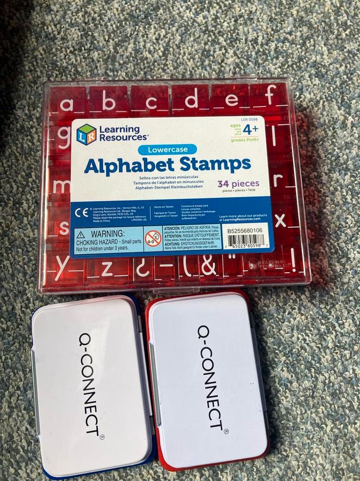 Alfabet Stempels - Learning Resources, Kinderen en Baby's, Speelgoed | Educatief en Creatief, Zo goed als nieuw, Taal en Lezen