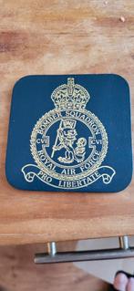 RAF 106 Bomber Squadron onderzetter – origineel memorabilia, Ophalen, Zo goed als nieuw, Glas of Kopje