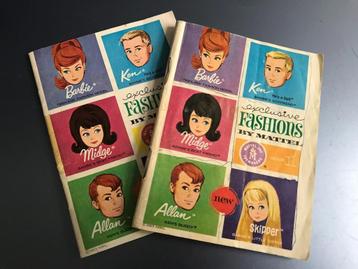2 Vintage Barbie/Ken/Allan/Midge/Skipper boekjes beschikbaar voor biedingen