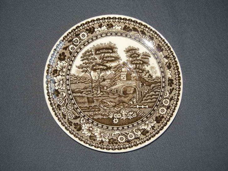 N.V. de Sphinx v/h Petrus Regout Tower, 6 schotels O15,5 cm., Antiek en Kunst, Antiek | Servies los, Ophalen of Verzenden