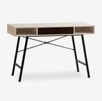 Bureau met lade en metalen poten, Huis en Inrichting, Bureaus, Ophalen, Gebruikt, Bureau