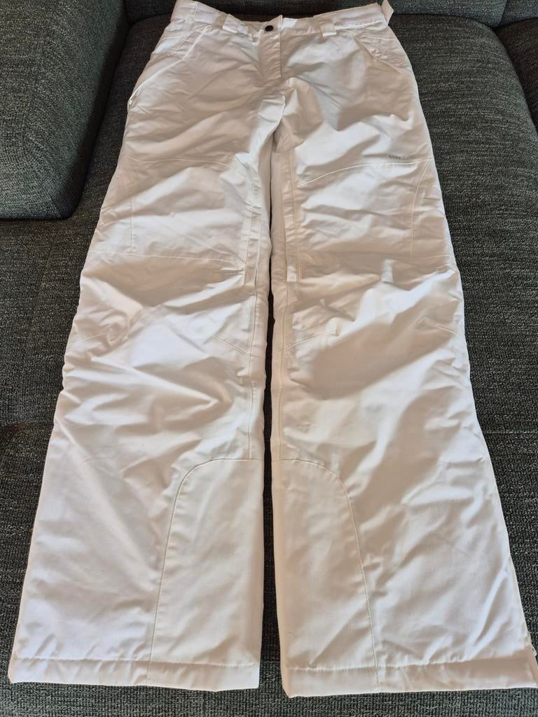 Witte Ski Broek - Maat S  1 week gedragen, Broek, Ophalen of Verzenden, Zo goed als nieuw, Maat 36 (S)