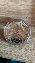 Queen’s Beasts Falcon of the Plantagenets 2019 2 oz Zilver, Postzegels en Munten, Edelmetalen en Baren, Ophalen of Verzenden, Zilver