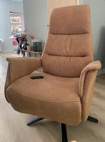 Relax Fauteuil Cognac kleur, Huis en Inrichting, Fauteuils, Ophalen, 75 tot 100 cm, Zo goed als nieuw, Stof
