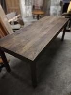 Antieke sobere Franse eiken betaaltafel, tafel 197cmx77cm, Antiek en Kunst, Antiek | Meubels | Tafels, Ophalen