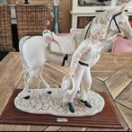 prachtig beeld met paard (escorpiao de ouro), Antiek en Kunst, Curiosa en Brocante, Ophalen of Verzenden