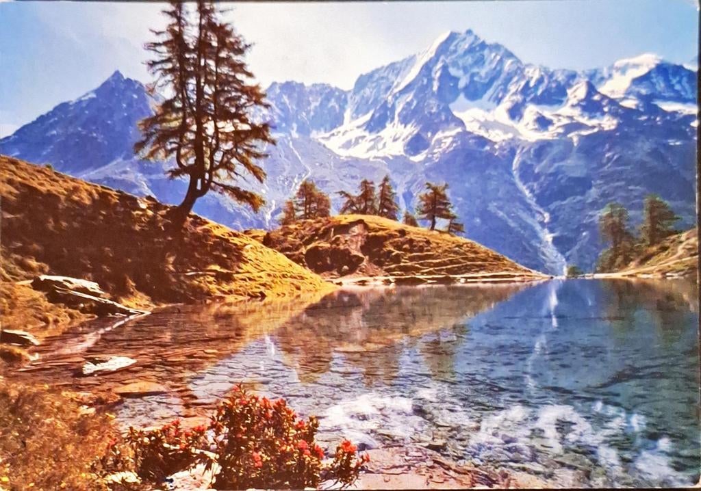 Blausee Zwitserland 1983, Ophalen of Verzenden, 1980 tot heden, Gelopen, Overig Europa