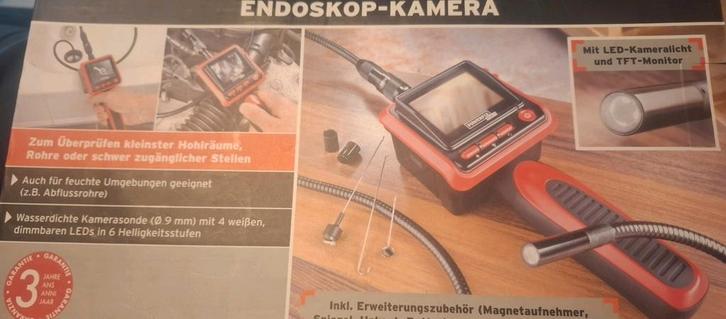 Endoscoop Camera inspectie camera, Doe-het-zelf en Verbouw, Meetapparatuur, Nieuw, Overige meters, Ophalen of Verzenden