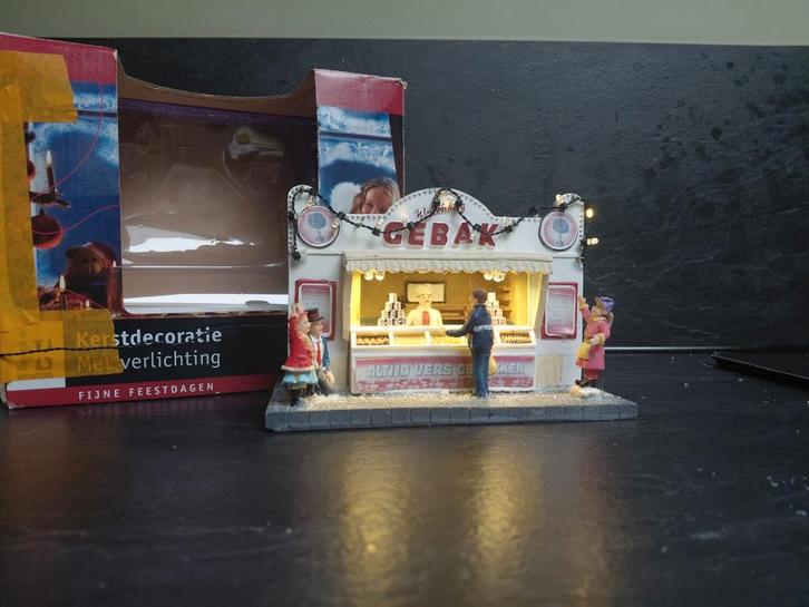 Gebakkraam met Verlichting van intratuin, Diversen, Kerst, Zo goed als nieuw, Ophalen of Verzenden