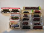 Fleischmann minitrix 1 loks en 10 wagons, Gelijkstroom, Fleischmann, Wagon, Ophalen of Verzenden
