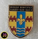 Pin Wapen Muziek Pargny, Verzamelen, Speldjes, Pins en Buttons, Verzenden, Gebruikt, Overige onderwerpen