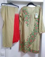 Licht groen geborduurde Indiase Afghaanse Marokkaanse maat, Kleding | Dames, Overige typen, Nieuw, Ophalen of Verzenden, Maat 36 (S)