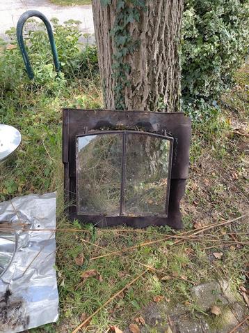 2x Stalen Ramen - Openslaand Enkel Glas beschikbaar voor biedingen