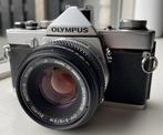 Olympus OM1 + zuiko 50mm f1.8, Audio, Tv en Foto, Fotocamera's Analoog, Spiegelreflex, Gebruikt, Olympus, Ophalen of Verzenden
