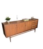 Prachtig midcentury vintage dressoir lowboard sideboard, Ophalen of Verzenden, Zo goed als nieuw, 25 tot 50 cm