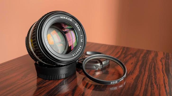 Nikkor 50mm f/1.4 AIS Nikon Lens, Audio, Tv en Foto, Fotografie | Lenzen en Objectieven, Gebruikt, Standaardlens, Ophalen of Verzenden