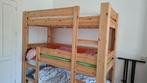 Stapelbed 3 persoons - massief vurenhout, Huis en Inrichting, Ophalen, 90 cm, Tweepersoons, Zo goed als nieuw