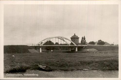 Geldermalsen - Verkeersbrug, Verzamelen, Ansichtkaarten | Nederland, Ongelopen, Gelderland, Voor 1920, Ophalen of Verzenden