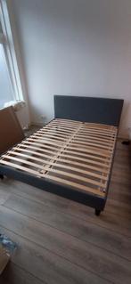Gestoffeerd Ikea Bed (Inclusief Matras), Huis en Inrichting, Slaapkamer | Bedden, Tweepersoons, Ophalen of Verzenden, Zo goed als nieuw