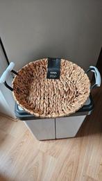 Ovale rieten mand van Senza met handvatten, Huis en Inrichting, Mand, Ophalen of Verzenden, Zo goed als nieuw, Riet