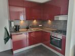 L-vormige keuken rood, Ophalen, Gebruikt, Rood, Hoekkeuken