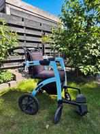 Rollzmotion rolstoel & rollator in één pastel blauw licht!, Ophalen, Opvouwbaar, Gebruikt