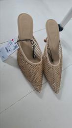 zara pumps goud feestelijk nieuw 41, Nieuw, Zara, Zwart, Sandalen of Muiltjes