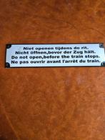 emaille trein coupé bord, Verzamelen, Ophalen of Verzenden
