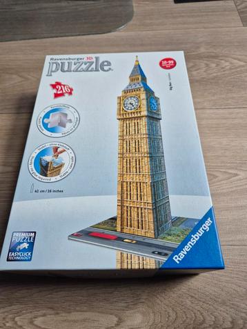 Ravensburger 3D Puzzel Big Ben - Londen 216 stukjes beschikbaar voor biedingen