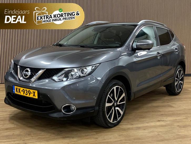 Nissan Qashqai 1.2 Tekna|360 Camera|Panoramadak|Navigatie|Le, Auto's, Nissan, Bedrijf, Te koop, Qashqai, 360° camera, ABS, Achteruitrijcamera