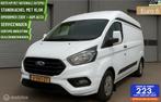 ✅Ford Transit Custom 320 2.0 TDCI L2H2 Sortimo Servicebus, Auto's, Bestelauto's, Voorwielaandrijving, Gebruikt, 4 cilinders, Leder en Stof
