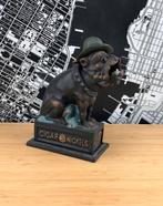 GRATIS VERZENDING Bulldog Spaarpot Ole Puffer Gietijzer, Antiek en Kunst, Ophalen of Verzenden