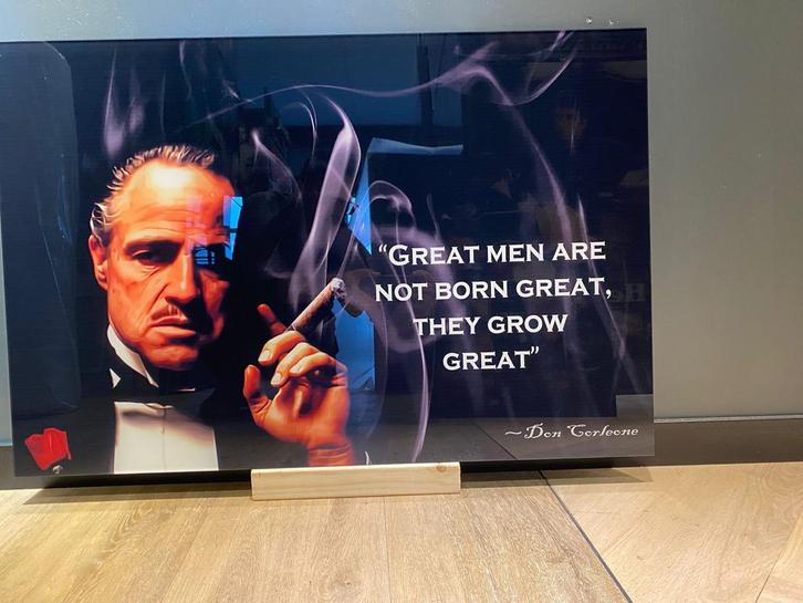 The Godfather - Don Corleone Print, Huis en Inrichting, Woonaccessoires | Schilderijen, Tekeningen en Foto's, Zo goed als nieuw