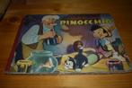 kinderboek Pinocchio Walt Disney prent plaatjes  jaren 50, Boeken, Gelezen, Ophalen of Verzenden, Fictie algemeen