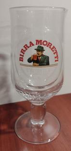 Birra Moretti Glas 25cl M22. (A2), Ophalen of Verzenden, Zo goed als nieuw, Glas of Glazen, Overige merken