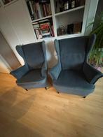 Ikea STRANDMON oorfauteuil 2x, Huis en Inrichting, Fauteuils, Ophalen, Zo goed als nieuw, 75 tot 100 cm, Minder dan 50 cm