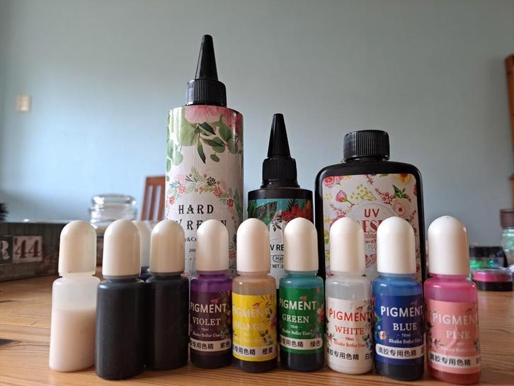 Epoxy Hars & Pigmenten Set, Hobby en Vrije tijd, Knutselen, Ophalen of Verzenden