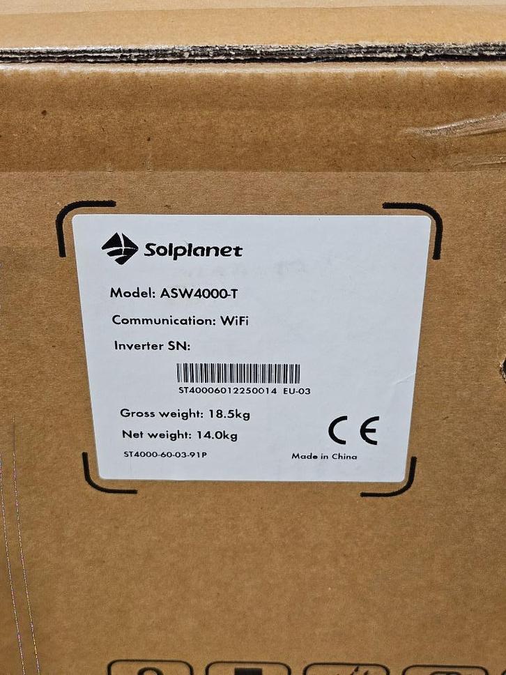 Omvormer Solplanet ASW4000-T, Doe-het-zelf en Verbouw, Zonnepanelen en Toebehoren, Nieuw, Overige typen, Ophalen