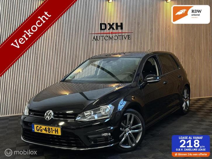 Volkswagen Golf 1.4 TSI ACT DSG R-Line 1eEIG LEDER NAV CAMER, Auto's, Volkswagen, Bedrijf, Golf, ABS, Achteruitrijcamera, Airbags