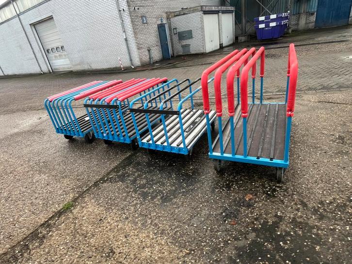 Fetra & Eurokraft Platenwagen platenkar met bescherming!, Doe-het-zelf en Verbouw, Transportwagens, Zo goed als nieuw, Transportkar