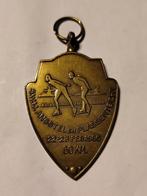 Schaatsen S.W.IJ. Angstel en Plassentocht 60 KM 1986Medaille, Postzegels en Munten, Ophalen of Verzenden, Overige materialen