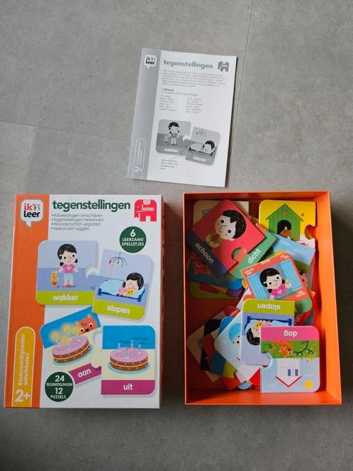 Ik Leer – Tegenstellingen – Educatief spel – €5, Hobby en Vrije tijd, Gezelschapsspellen | Kaartspellen, Zo goed als nieuw, Ophalen