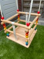 Houten schommel , zgan, Kinderen en Baby's, Speelgoed | Buiten | Speeltoestellen, Ophalen of Verzenden, Zo goed als nieuw, Schommel